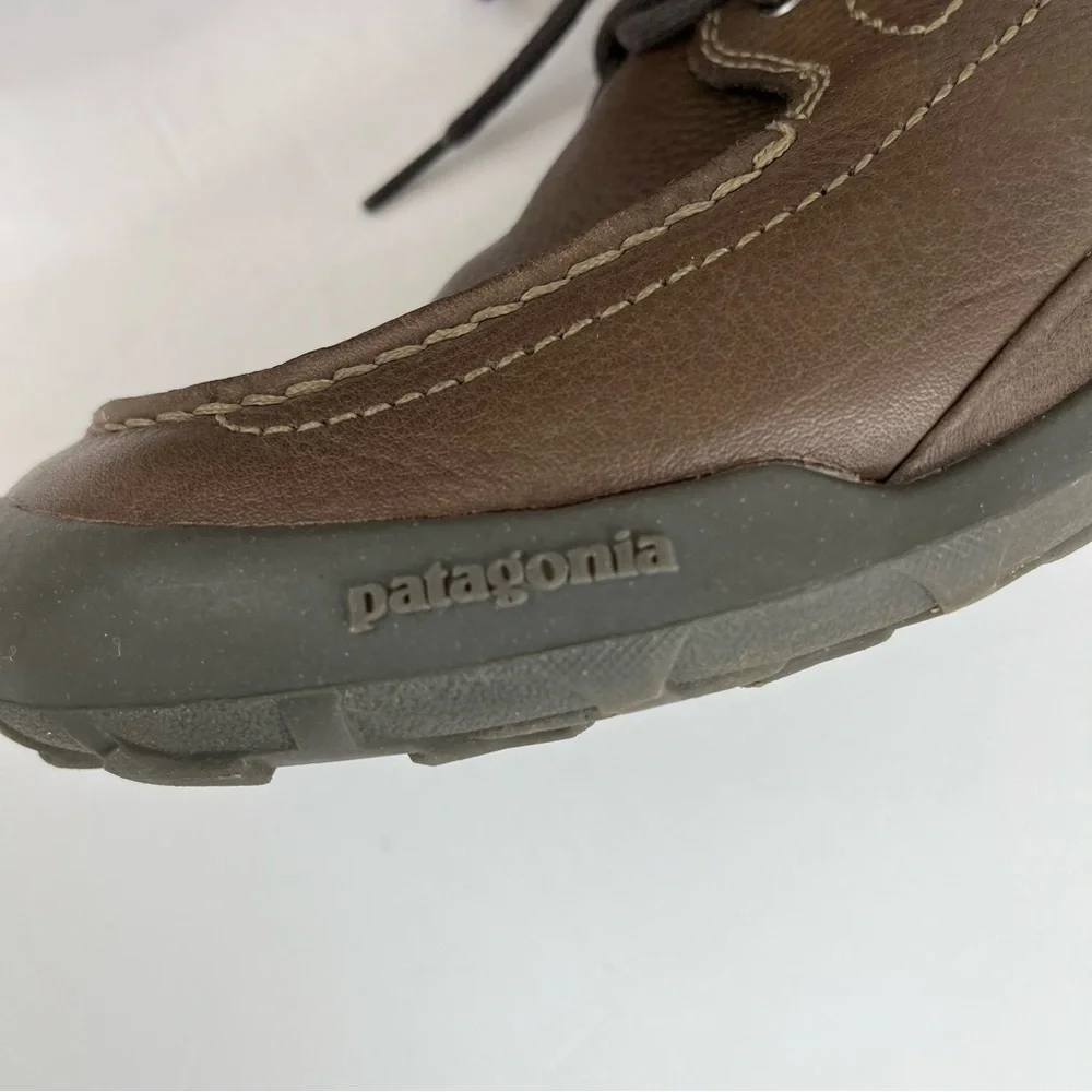 Patagonia Brown Leather Lace-Up Oxfords - Picture 10 of 10
